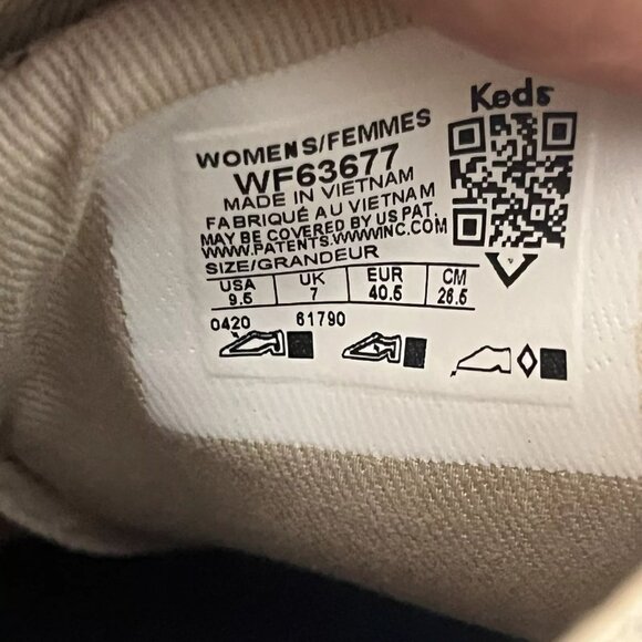 Keds Jump Kick Sneakers Womens Size 9.5 Python Snake Print Canvas Lace Up EUC! - Picture 11 of 11